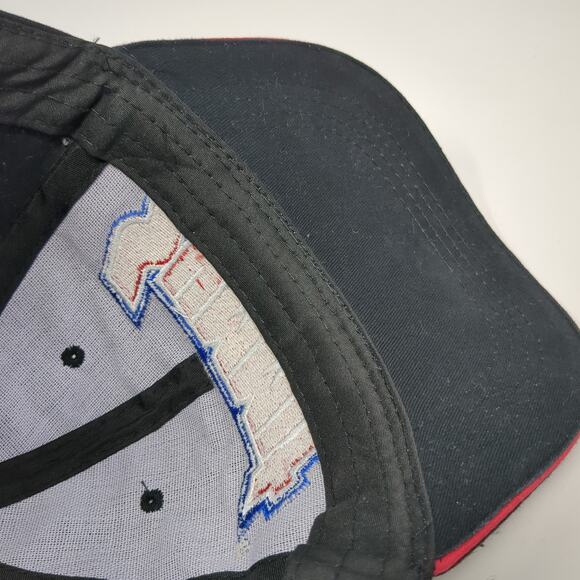 Summit Racing Equipment Strapback Hat Black One Size Adjustable Vent Holes - Picture 8 of 10